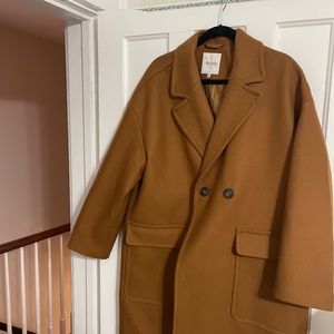 Brown Madewell Coat *brand new / never worn*